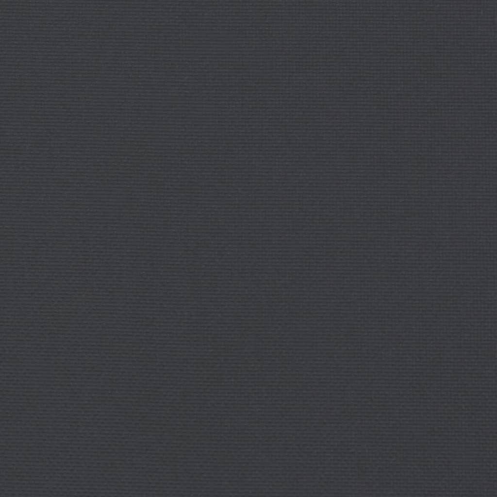 vidaXL aiapingi istmepadi, must, 110 x 50 x 7 cm, oxford-kangas