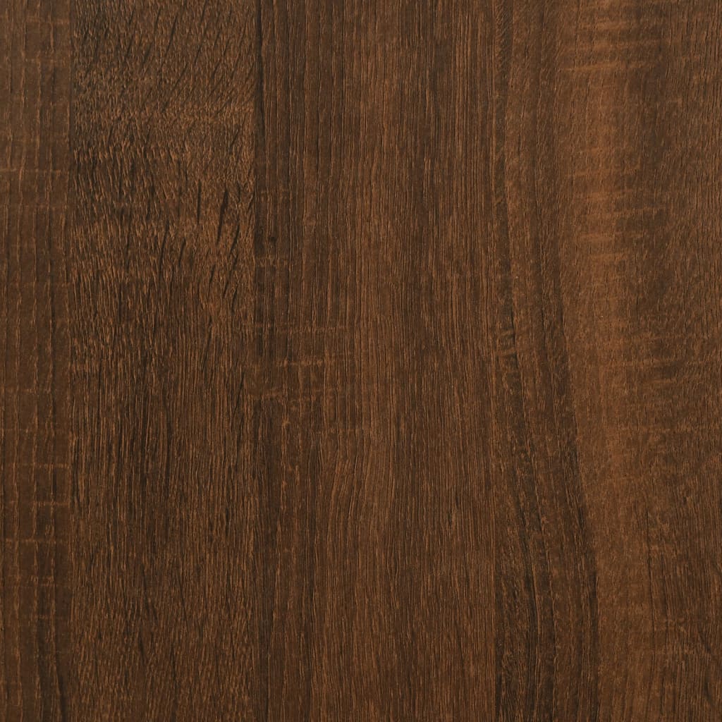 vidaXL konsoollaud, pruun tamm, 102 x 22,5 x 75 cm, tehispuit