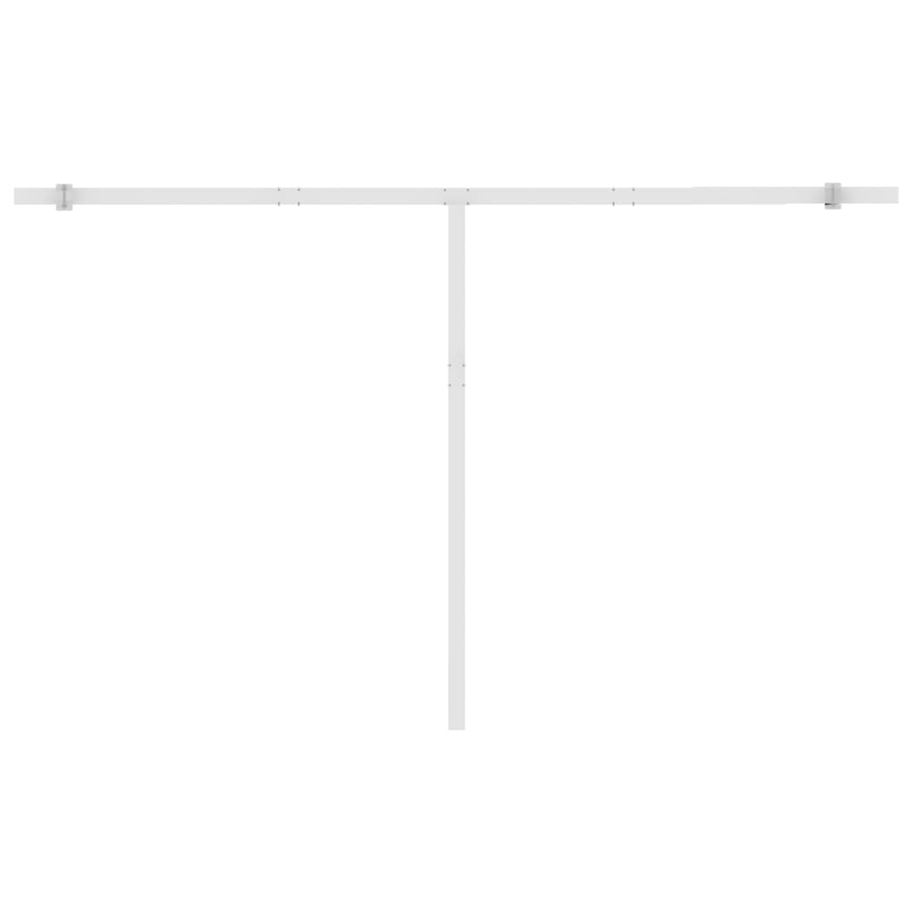 vidaXL iseseisev käsitsitõmmatav varikatus, 400 x 350 cm, kreemjas