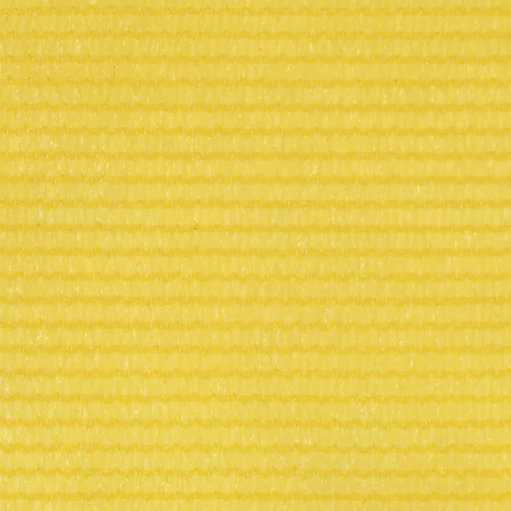 vidaXL Rõdusirm, kollane 90x500 cm HDPE