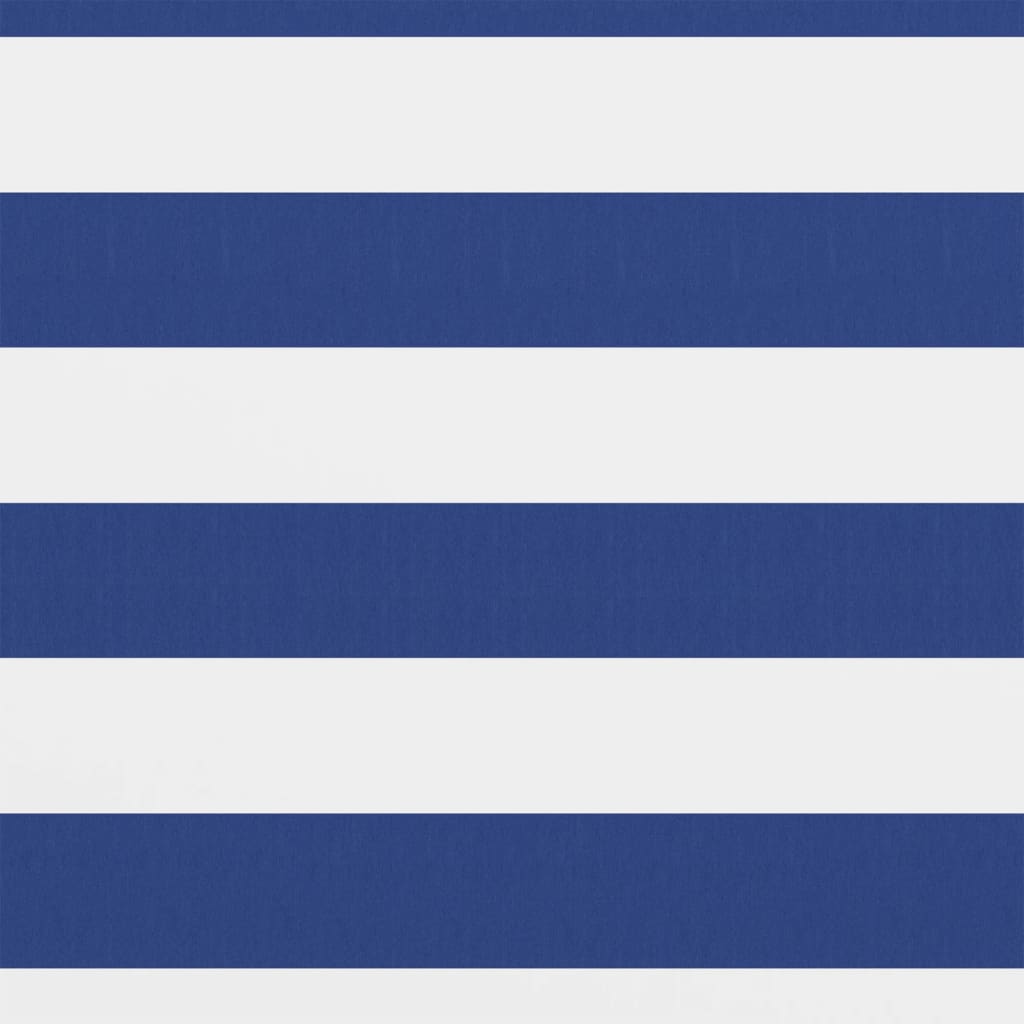vidaXL rõdusirm, valge ja sinine, 90 x 300 cm, oxford-kangas
