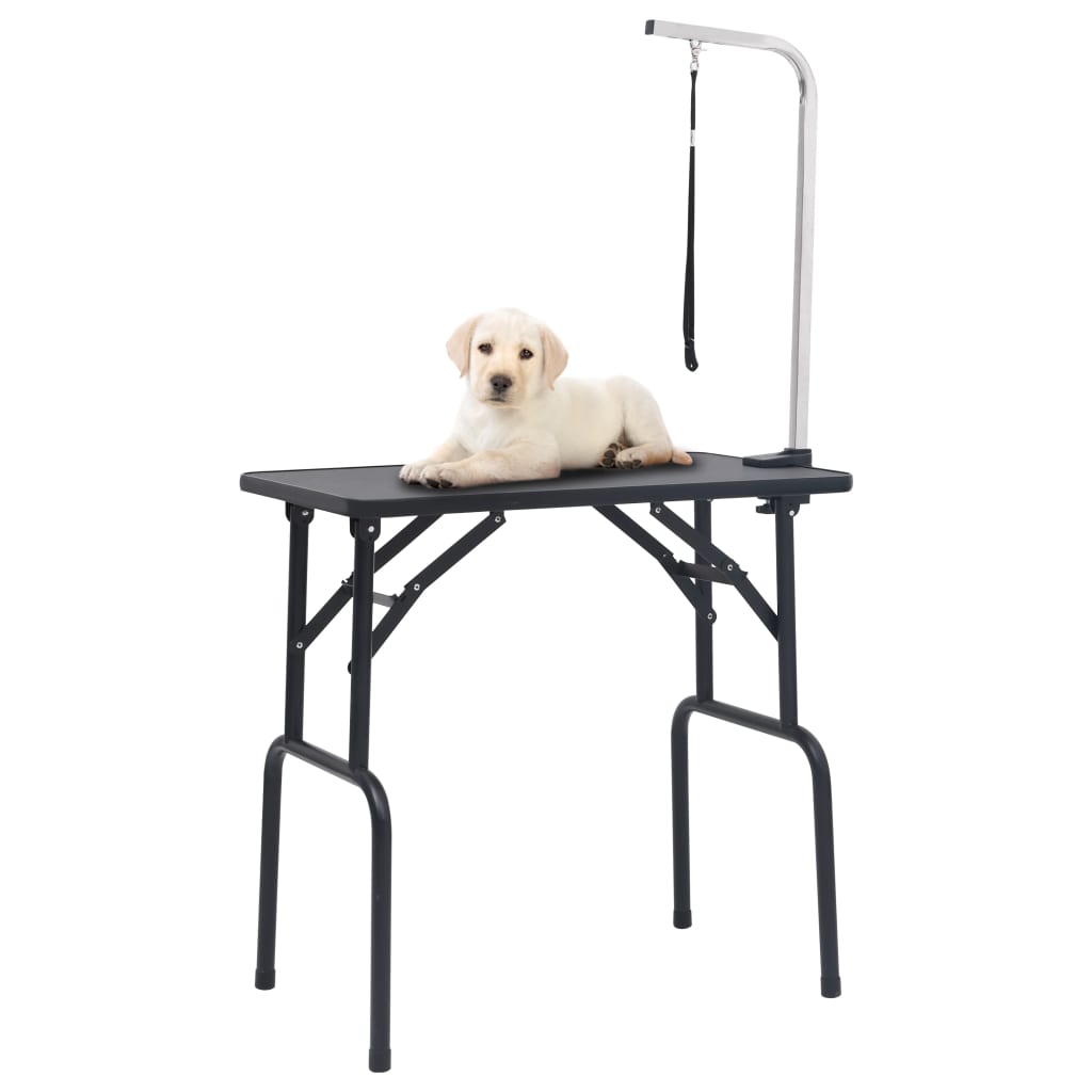 vidaXL reguleeritav koera pügamise laud koos 1 aasaga