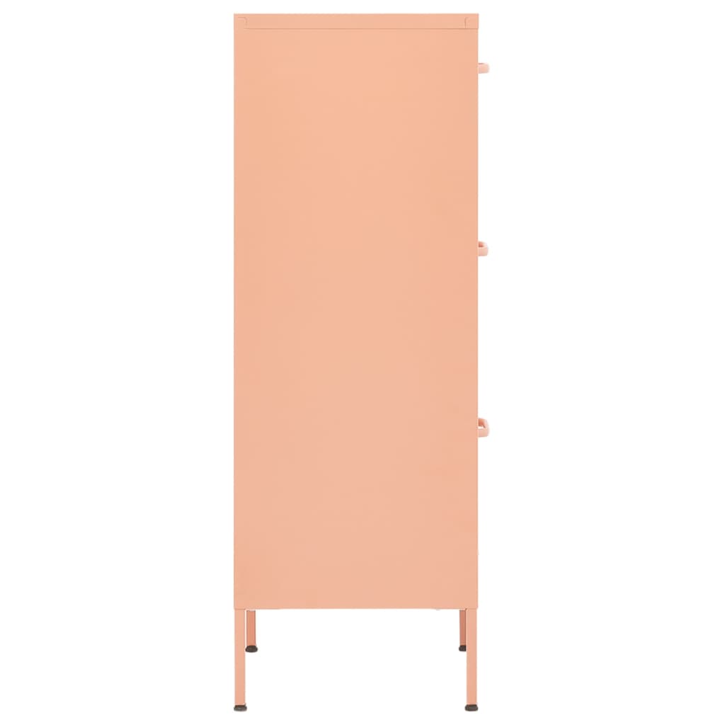 vidaXL hoiukapp, roosa, 42,5 x 35 x 101,5 cm, teras