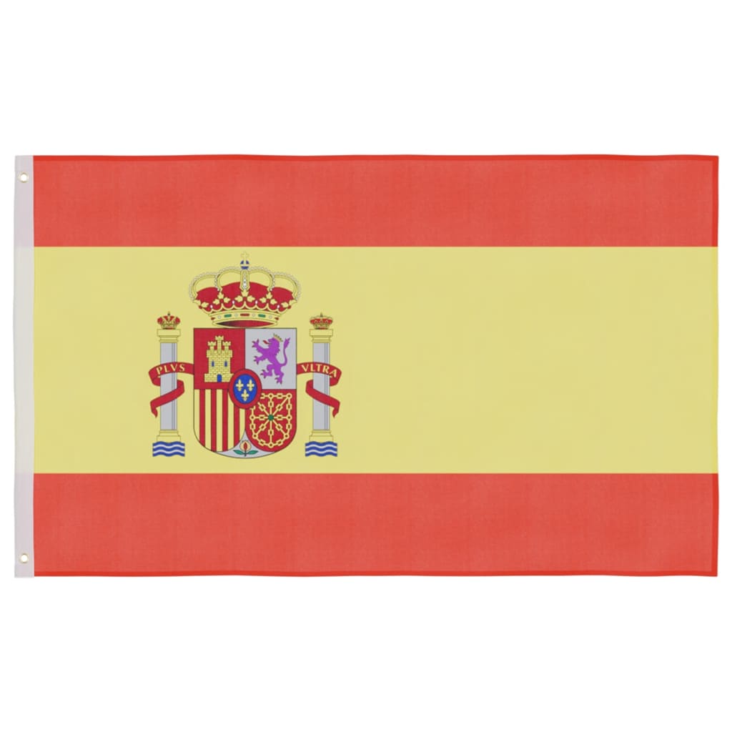 vidaXL Hispaania lipp ja lipumast, 6,23 m, alumiinium