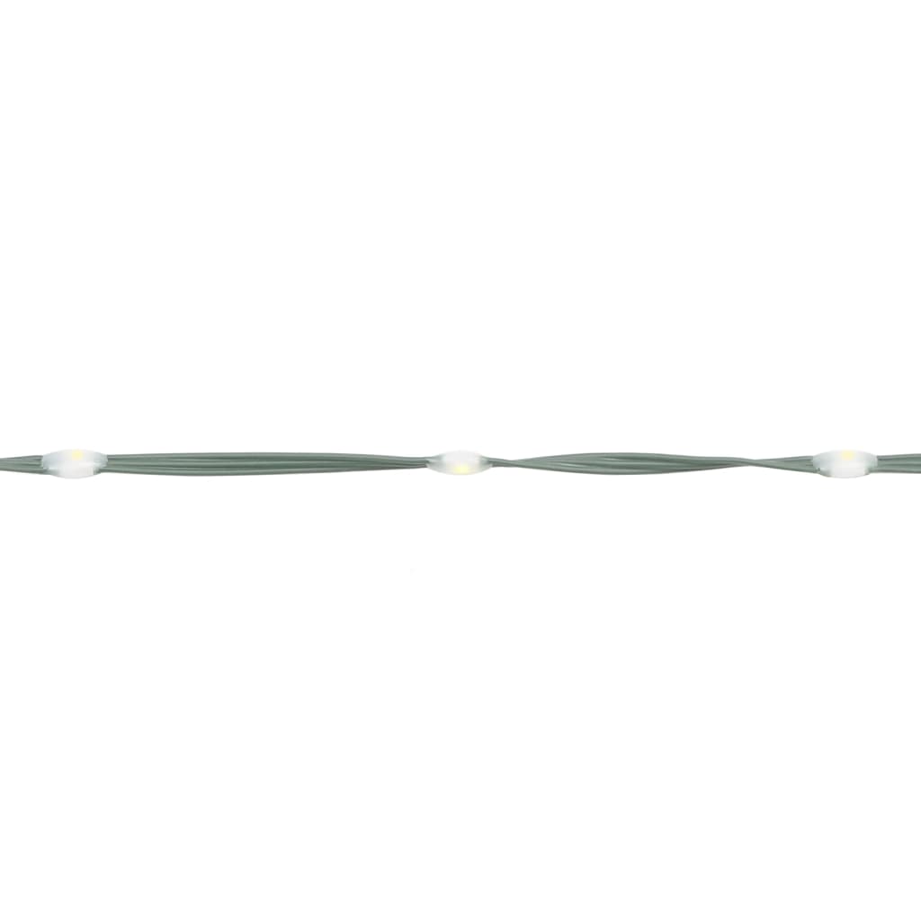 vidaXL jõulupuu vaiaga, soe valge, 1134 LEDi, 800 cm