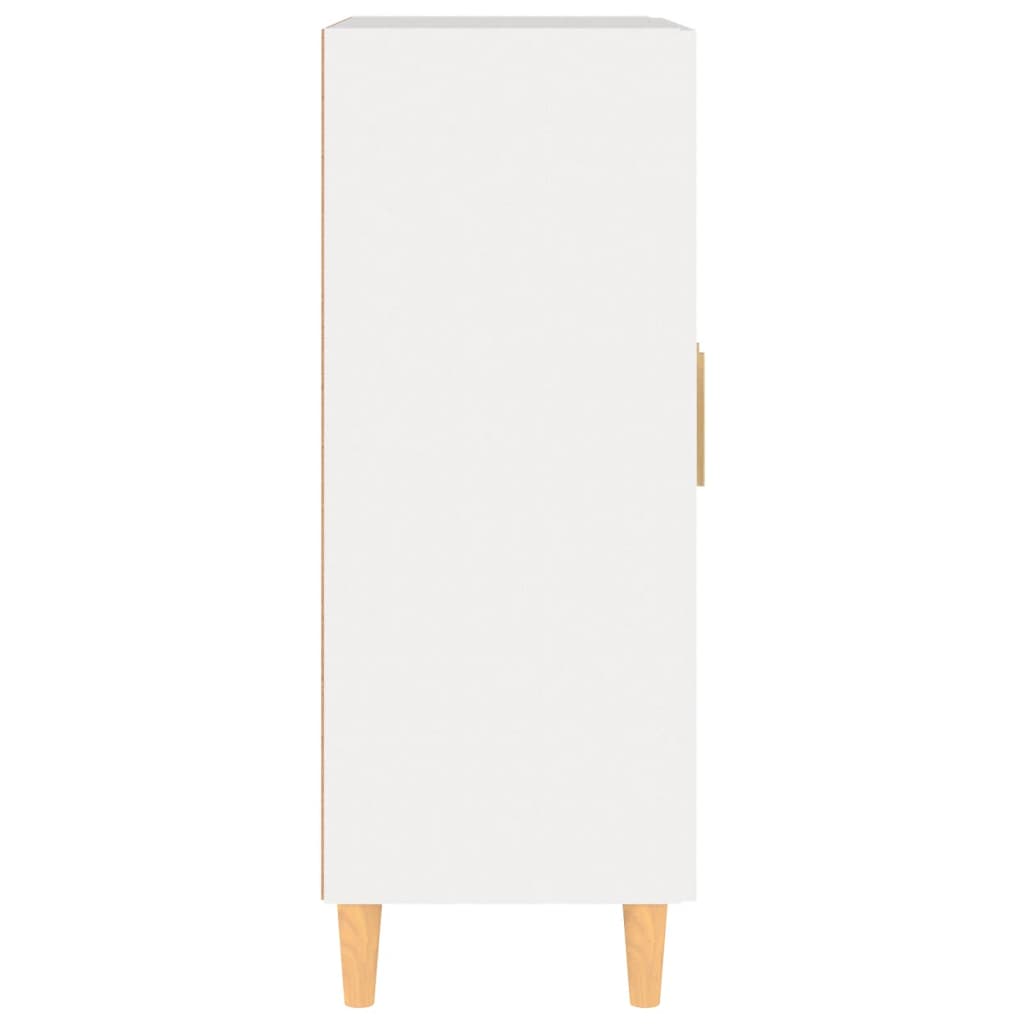 vidaXL puhvetkapp, valge, 69,5 x 34 x 90 cm, tehispuit