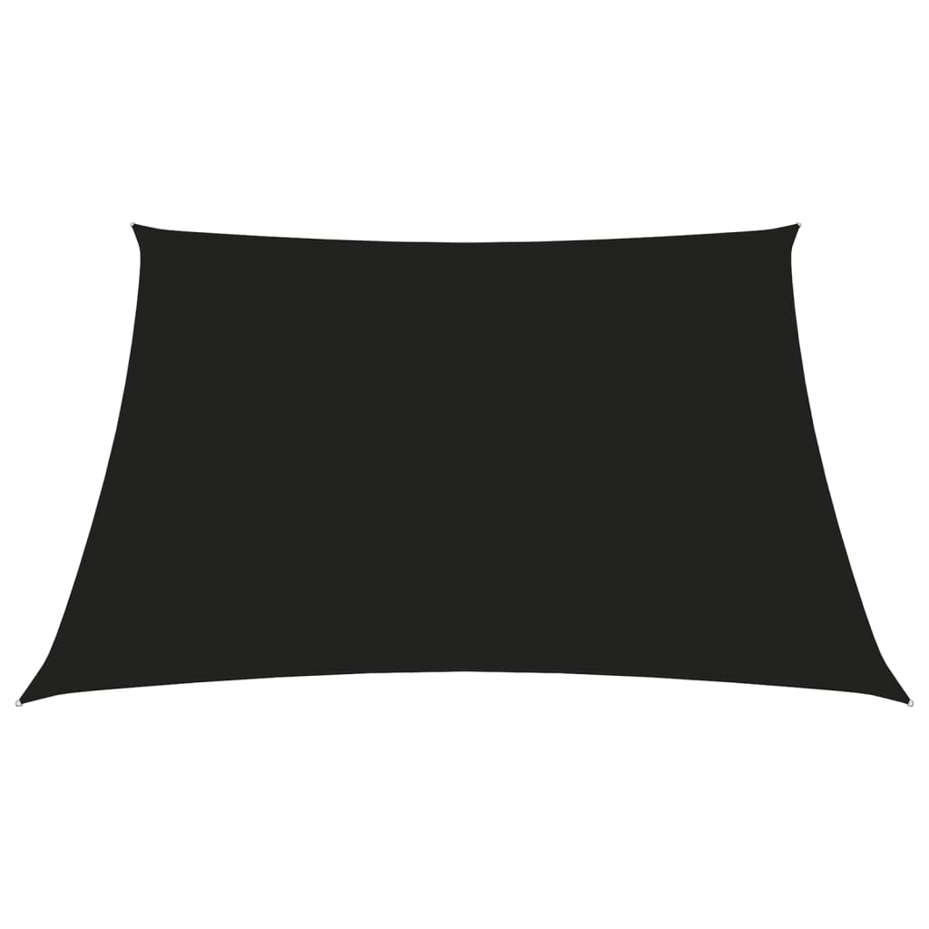 vidaXL oxford-kangast päikesepuri, kandiline, 5 x 5 m, must