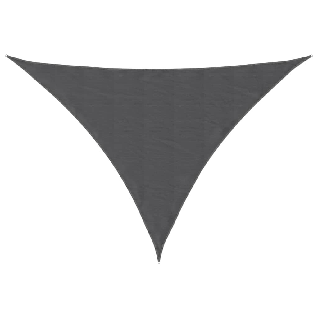vidaXLi oxford-kangast päikesepuri kolmnurkne 3x4x5 m antratsiithall