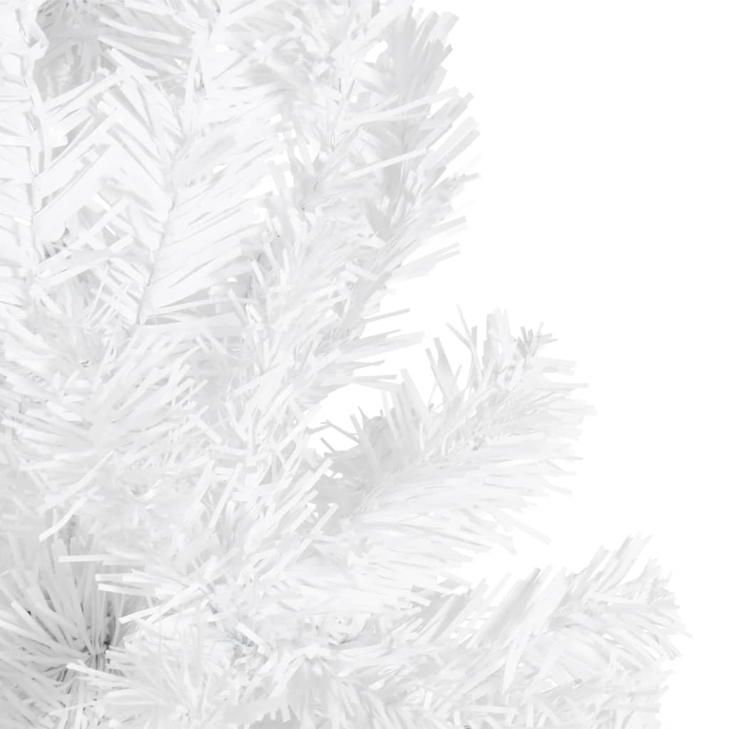 vidaXL kitsas jõulukuusk, valge, 210 cm