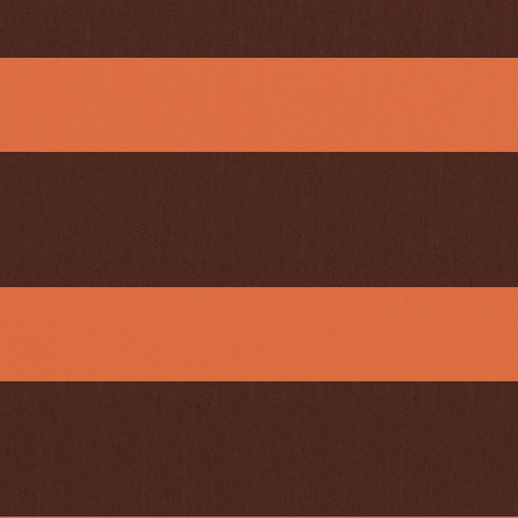 vidaXL rõdusirm, oranž ja pruun, 90 x 300 cm, oxford-kangas