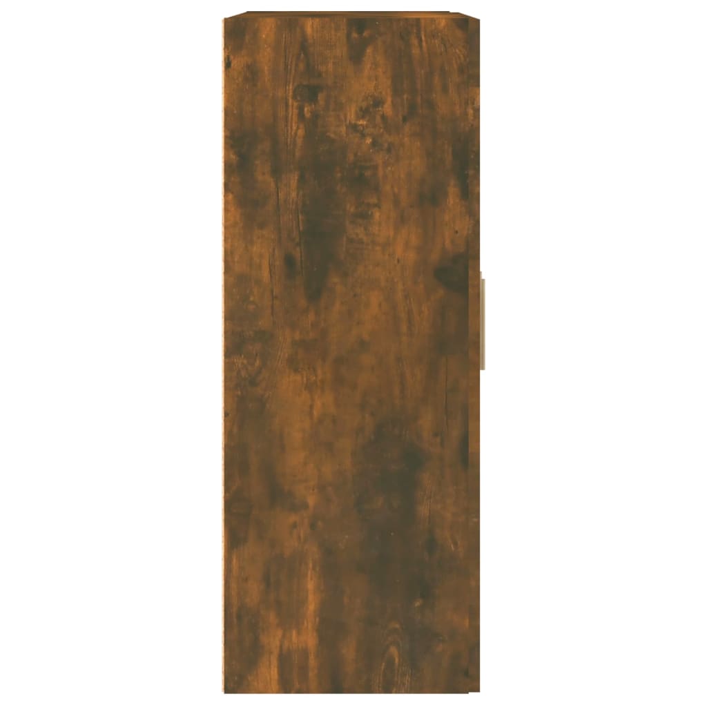 vidaXL seinakapp, suitsutatud tamm, 69,5 x 32,5 x 90 cm, tehispuit