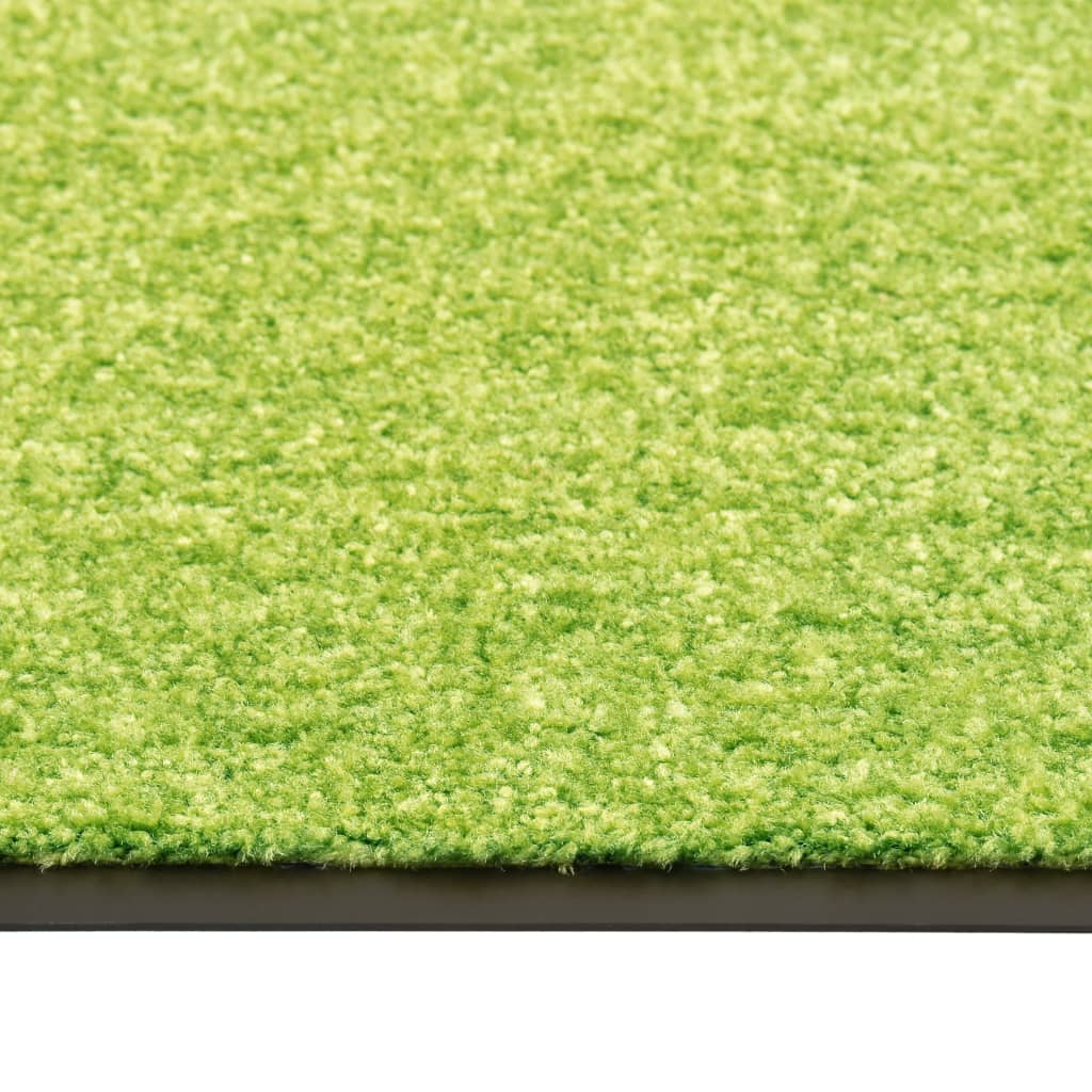 vidaXL uksematt pestav, roheline, 60 x 90 cm