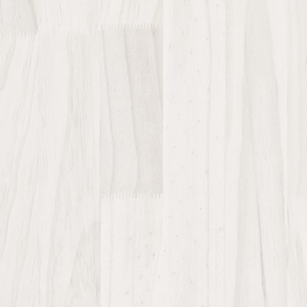vidaXL kummut, valge, 60 x 36 x 84 cm, männipuit