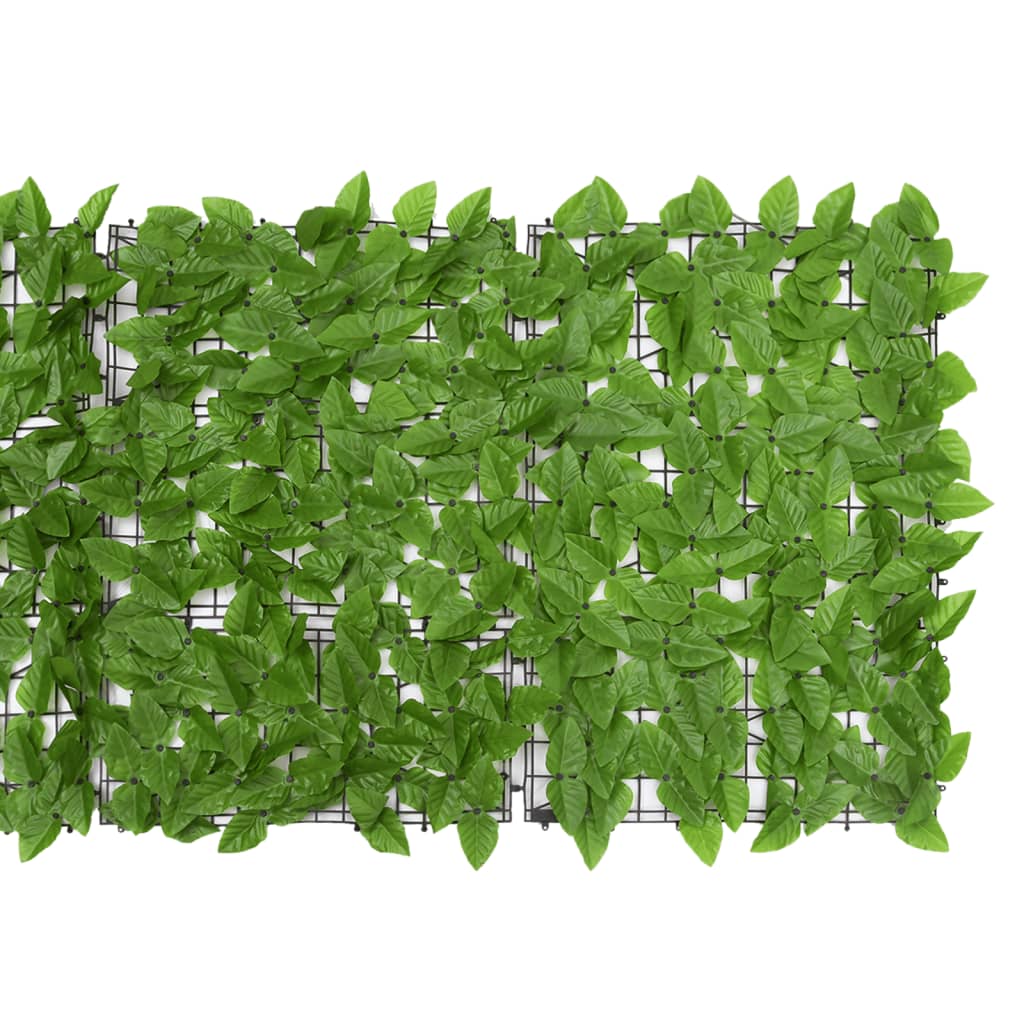 vidaXL rõdusirm, rohelised lehed, 500 x 75 cm