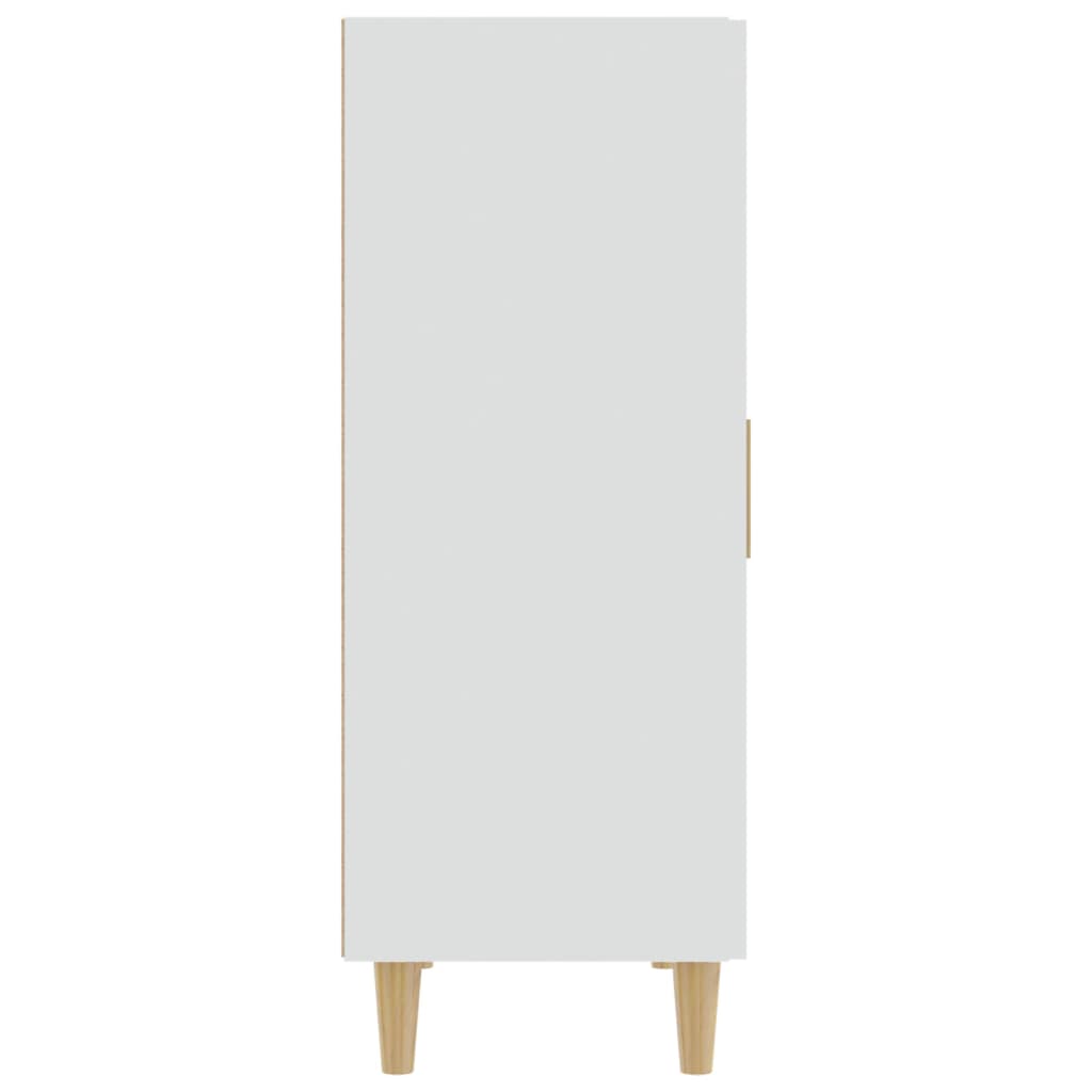 vidaXL puhvetkapp, valge, 70 x 34 x 90 cm, tehispuit