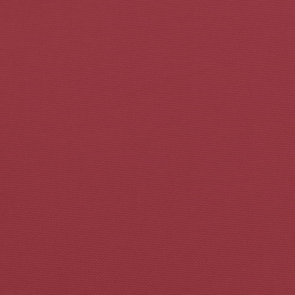 vidaXL euroaluse istumispadi, veinipunane, 70x70x12 cm, kangast