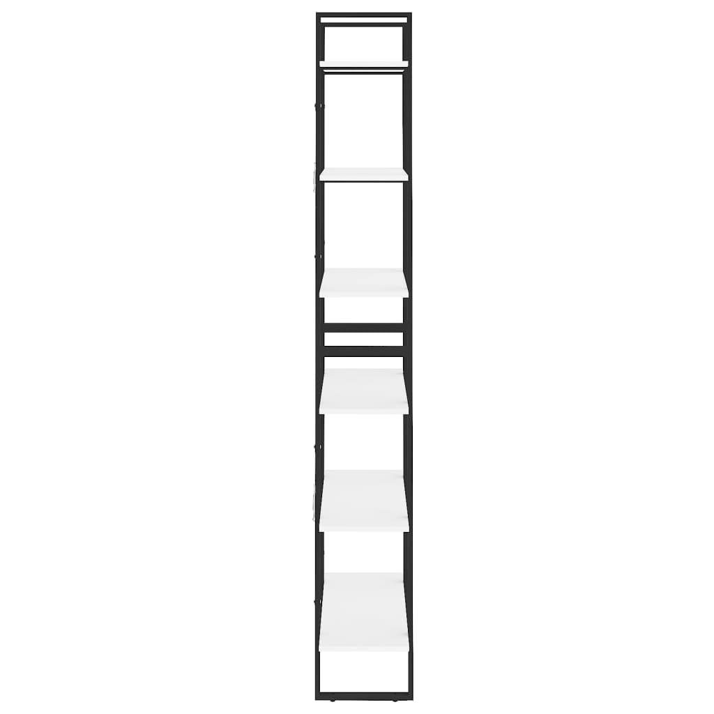 vidaXL kõrge kapp, valge, 80 x 30 x 210 cm, puitlaastplaat
