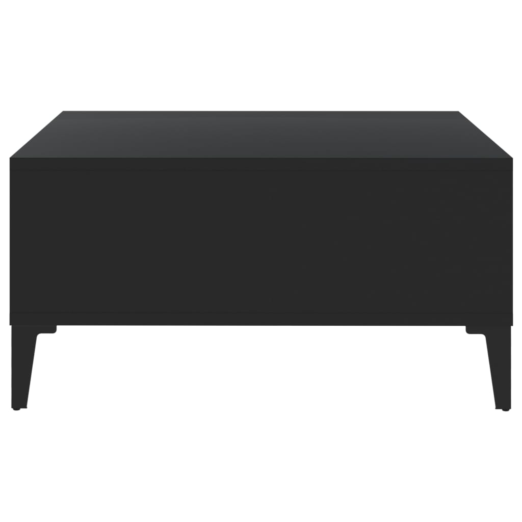 vidaXL kohvilaud, must, 60x60x30 cm, puitlaastplaat