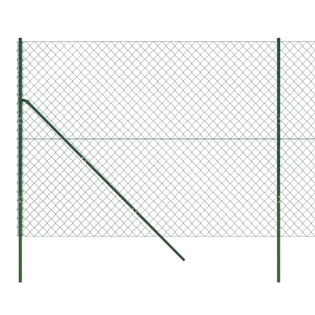 vidaXL võrkaed, roheline, 1,6 x 25 m