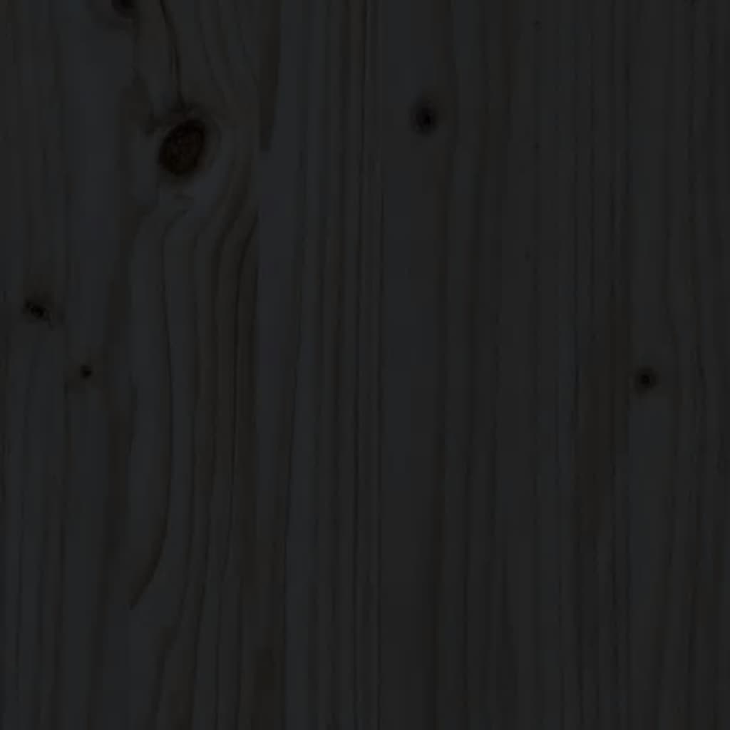 vidaXL õue köögikapp, must, 55 x 55 x 92 cm, männipuit