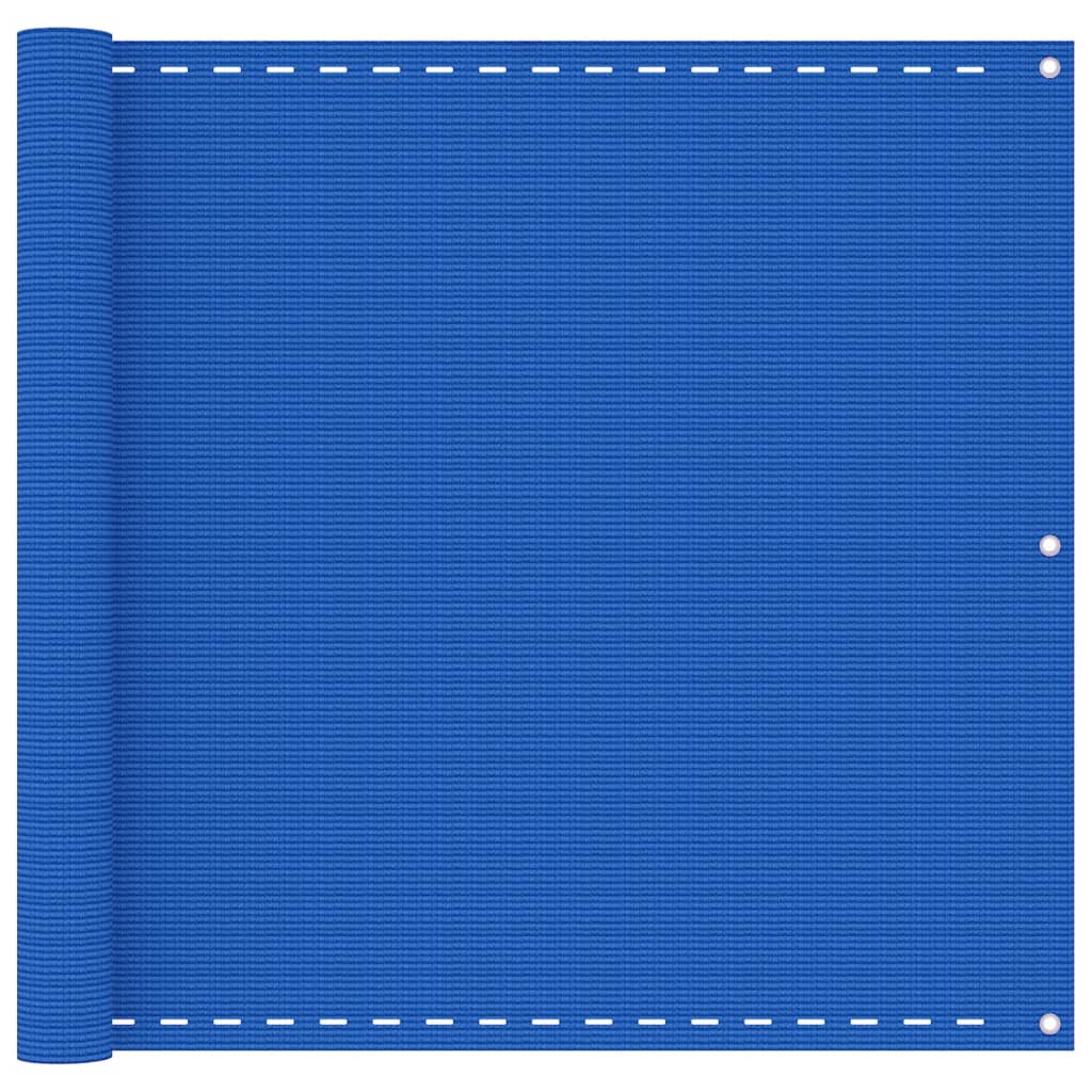 vidaXL rõdusirm, sinine, 90 x 400 cm, HDPE