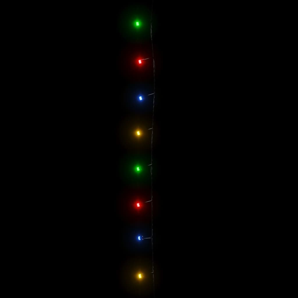 vidaXL valguskett 400 LEDiga, värviline, 40 m, 8 valgusefekti