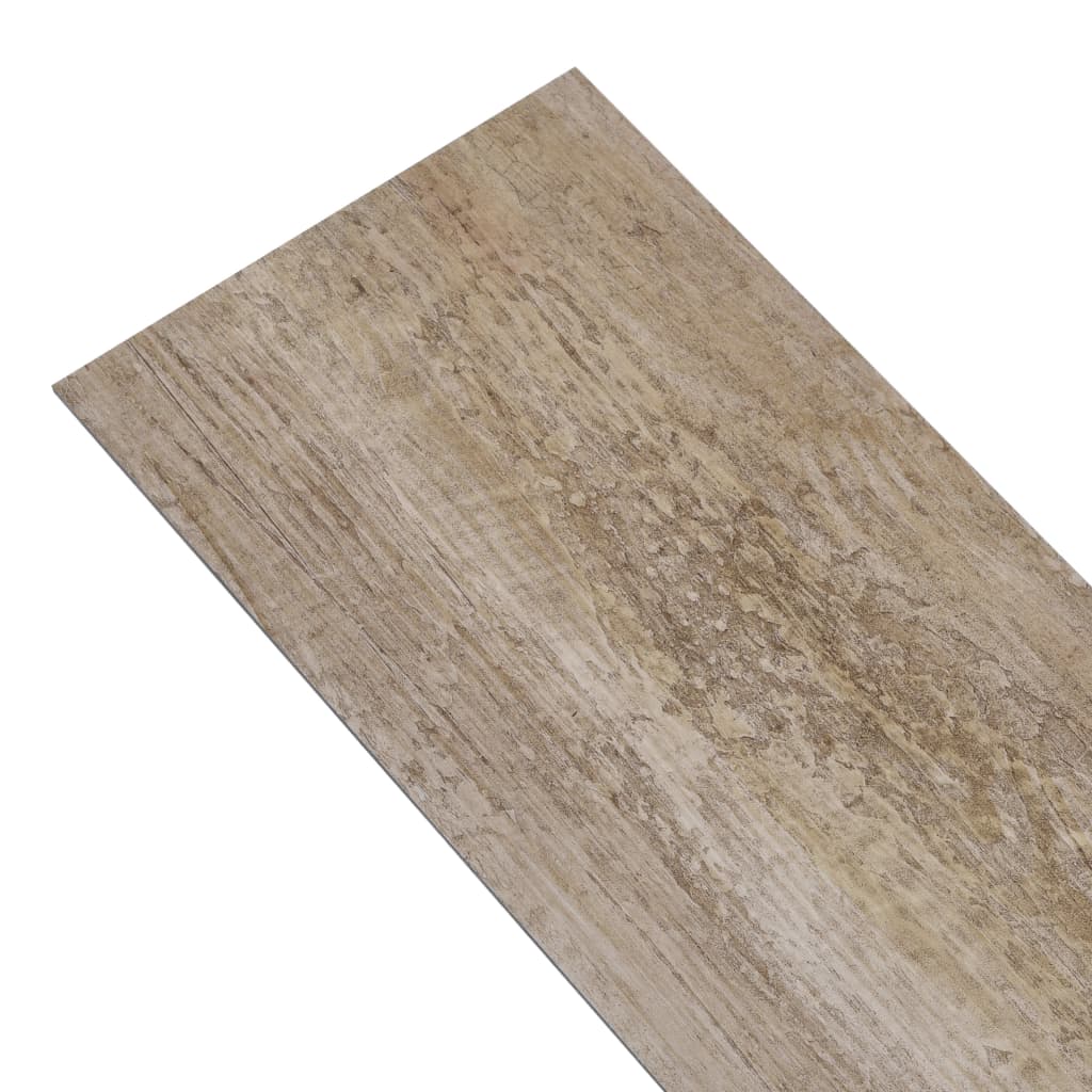 vidaXL PVC-st põrandalauad 5,02 m², 2 mm, iseliimuv, kulunud puit