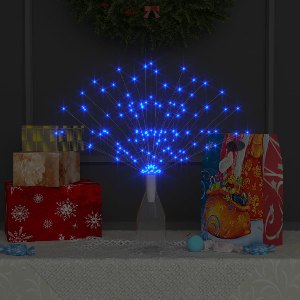 vidaXL õue ilutulestiku jõulutuled, 10 tk, sinine, 20 cm, 1400 LEDi