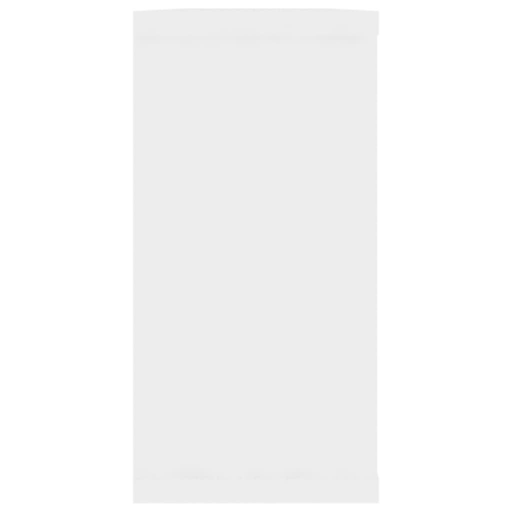vidaXL kuubikukujulised seinariiulid 4 tk, valge, 100 x 15 x 30 cm