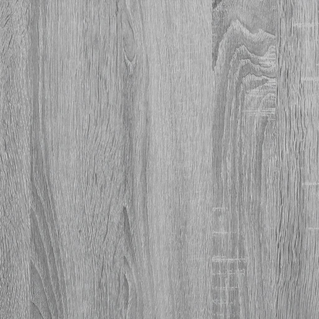 vidaXL kingakapp, hall Sonoma tamm, 80 x 34 x 63 cm, tehispuit