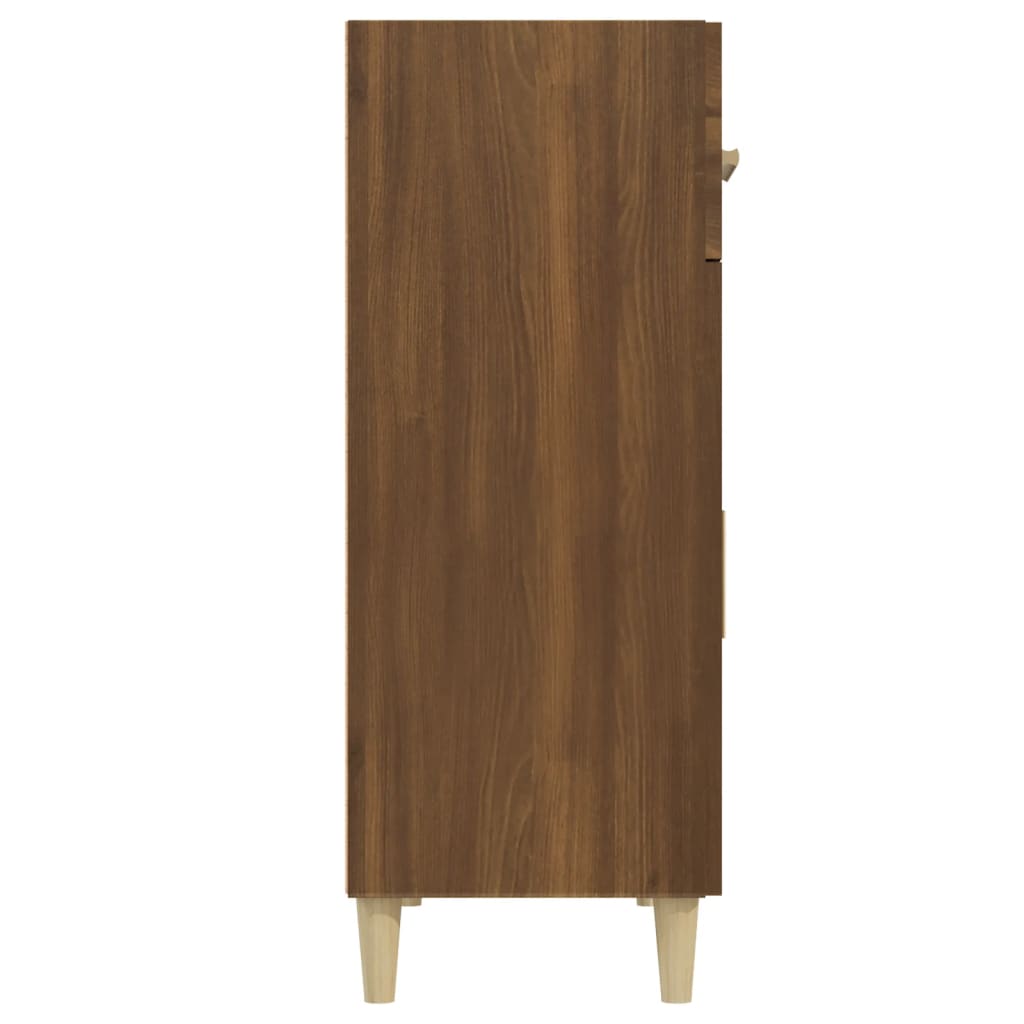 vidaXL puhvetkapp, pruun tamm, 69,5 x 34 x 89 cm, tehispuit