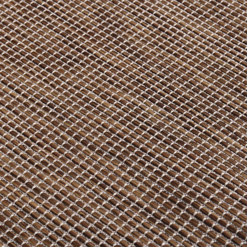 vidaXL silesidus õuevaip, 80 x 150 cm, pruun
