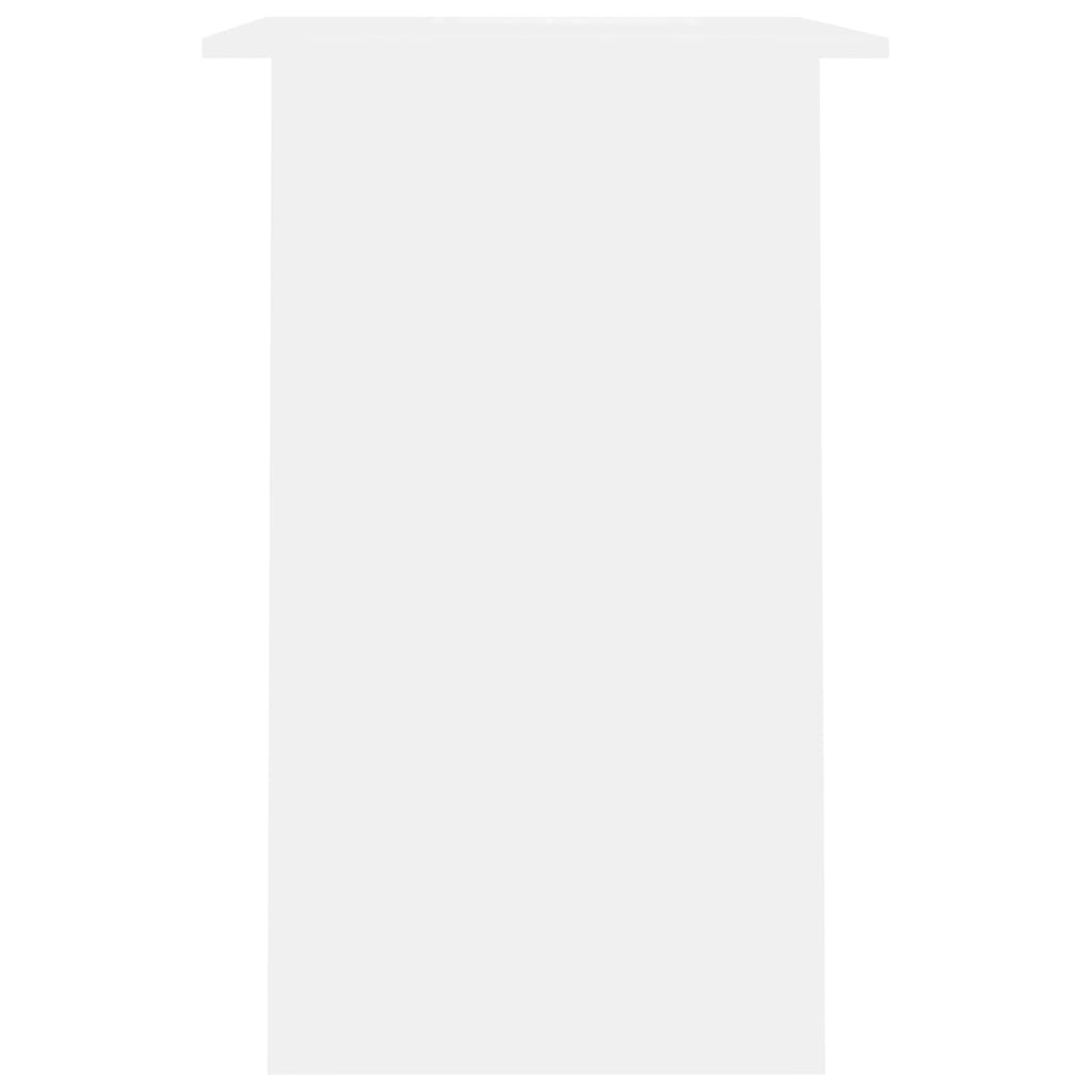 vidaXL kirjutuslaud, valge, 90 x 50 x 74 cm puitlaastplaat