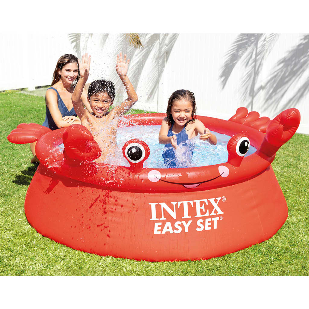 INTEX Happy Crab täispuhutav bassein "Easy Set" 183 x 51 cm