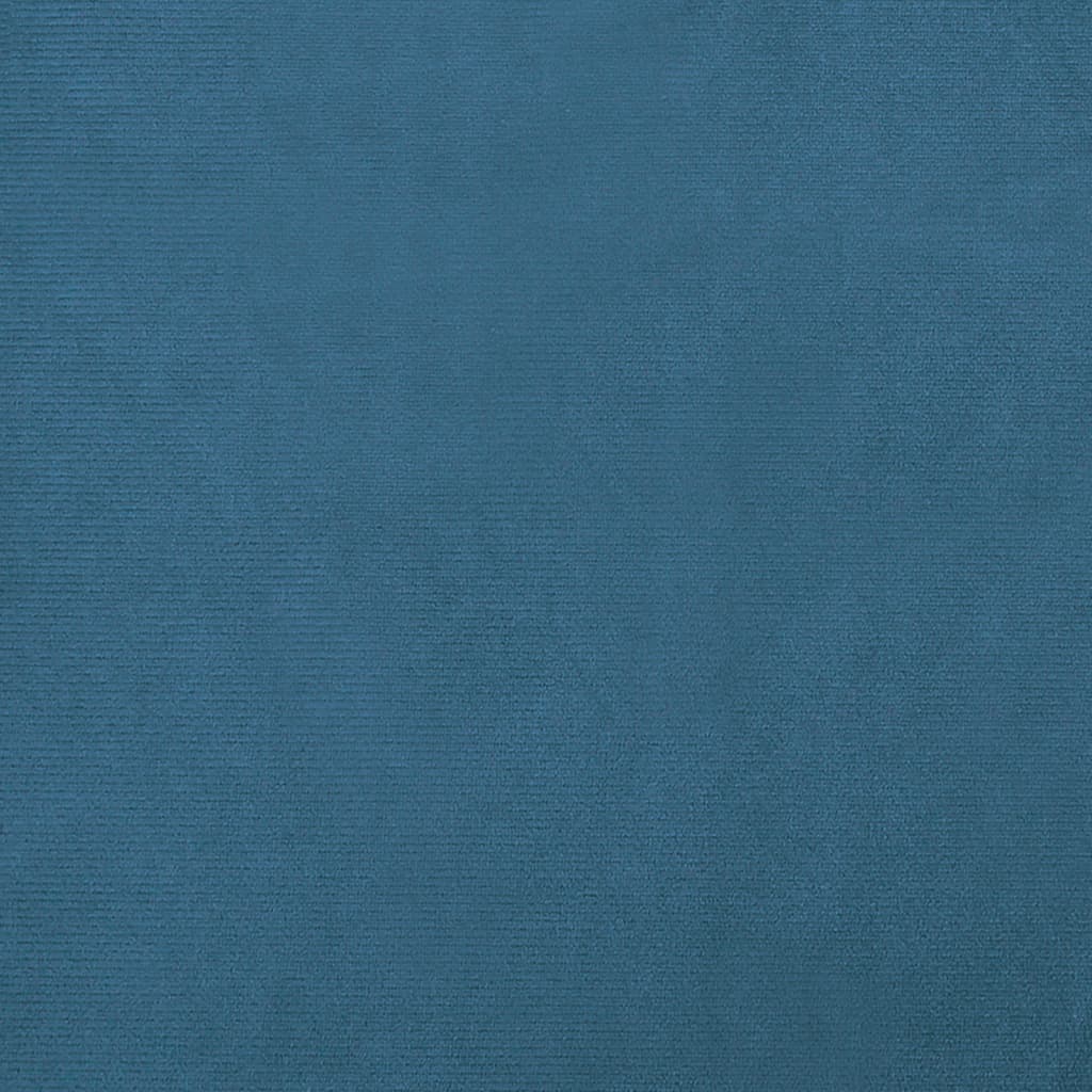vidaXL lastediivan jalapingiga, sinine, 100 x 50 x 30 cm, samet