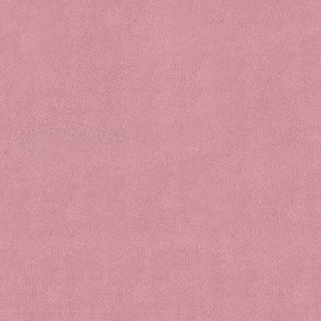 vidaXL hoiupink, roosa, 45 x 45 x 49 cm, samet