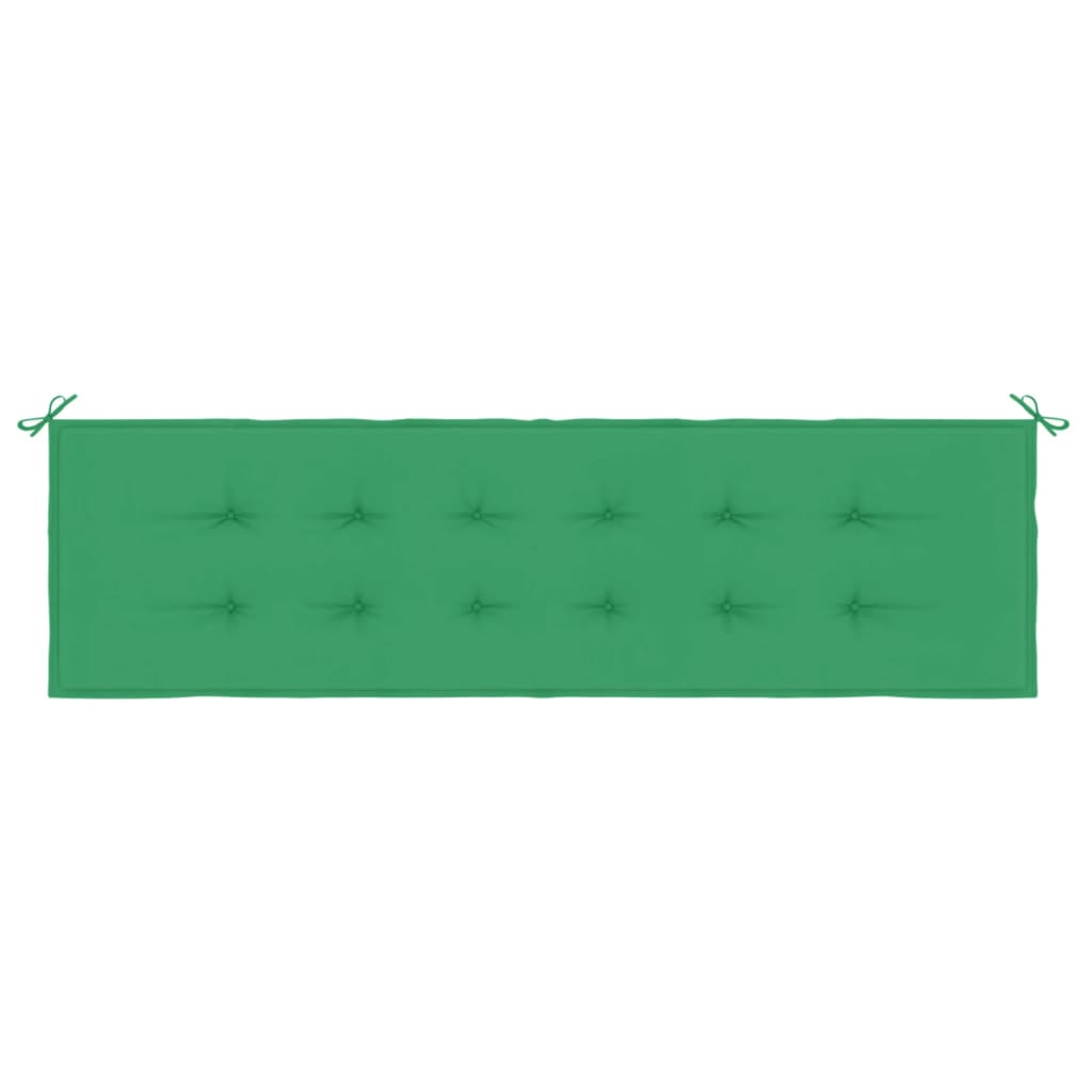 vidaXL aiapingi istmepadi, roheline, 180x50x3 cm, oxford-kangas