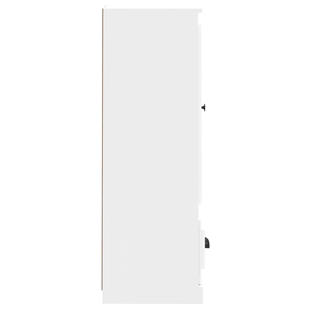 vidaXL kõrge kapp, valge, 36 x 35,5 x 103,5 cm, tehispuit