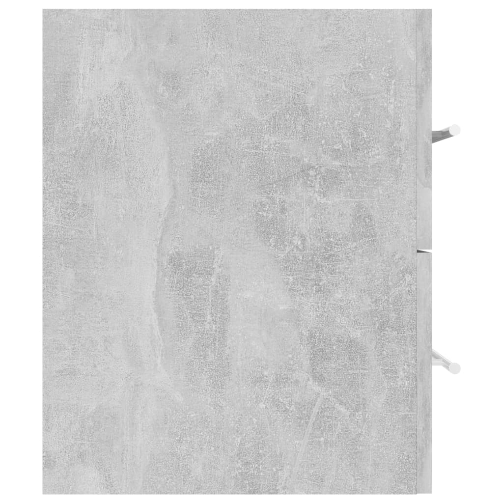 vidaXL valamukapp, betoonhall, 100 x 38,5 x 48 cm, puitlaastplaat