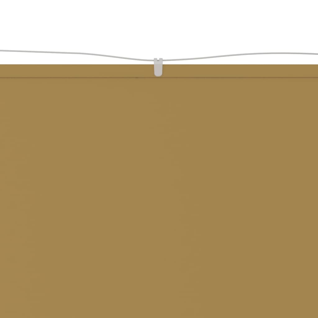 vidaXL vertikaalne varikatus, beež, 140 x 270 cm, Oxfordi kangas