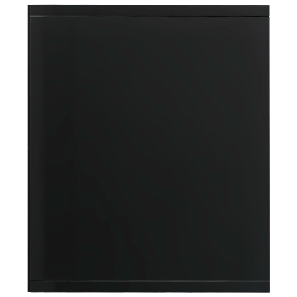 vidaXL raamaturiiul/telerialus kõrgläikega 36x30x114 cm puitlaastplaat