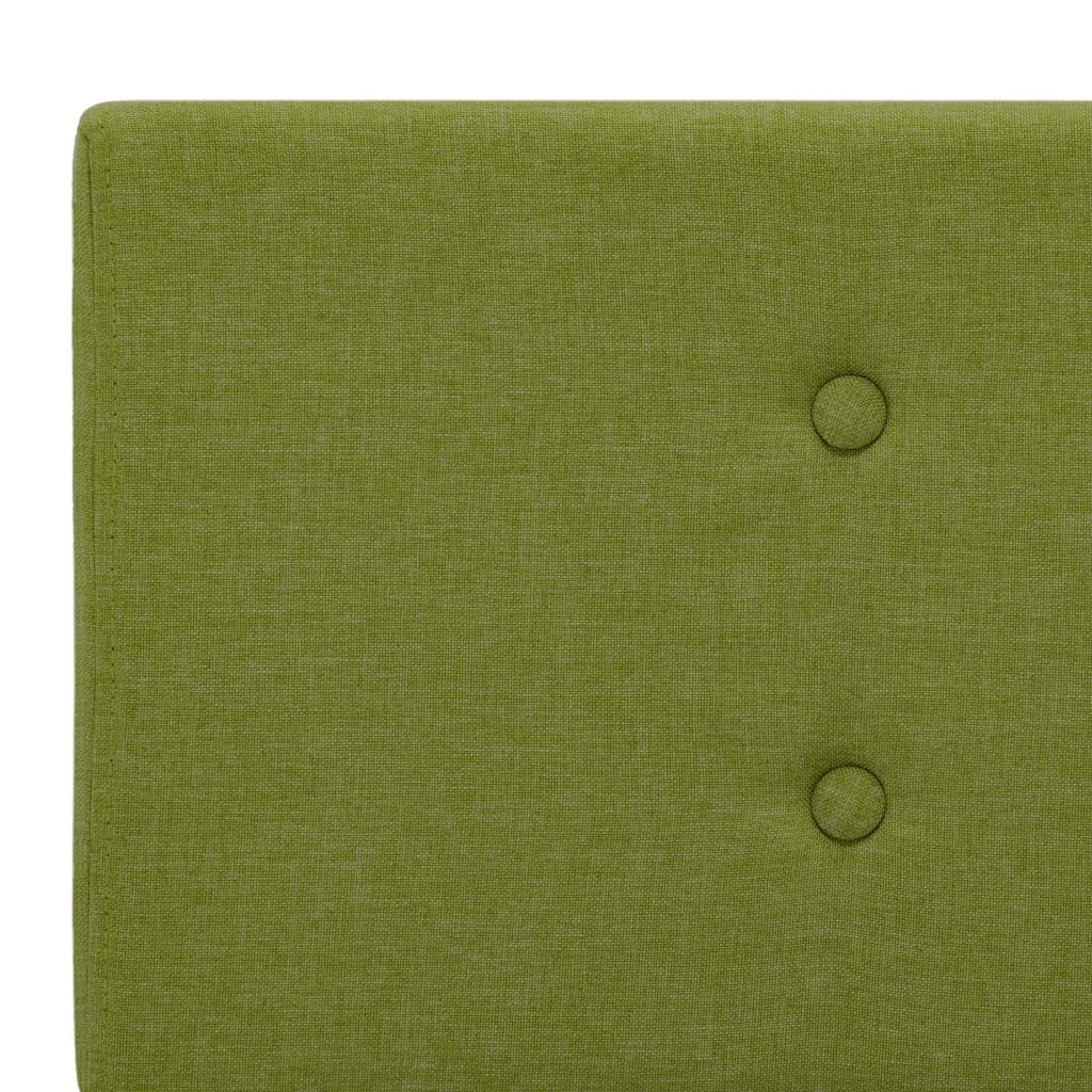 vidaXL voodiraam, rohelisest kangast, 160 x 200 cm