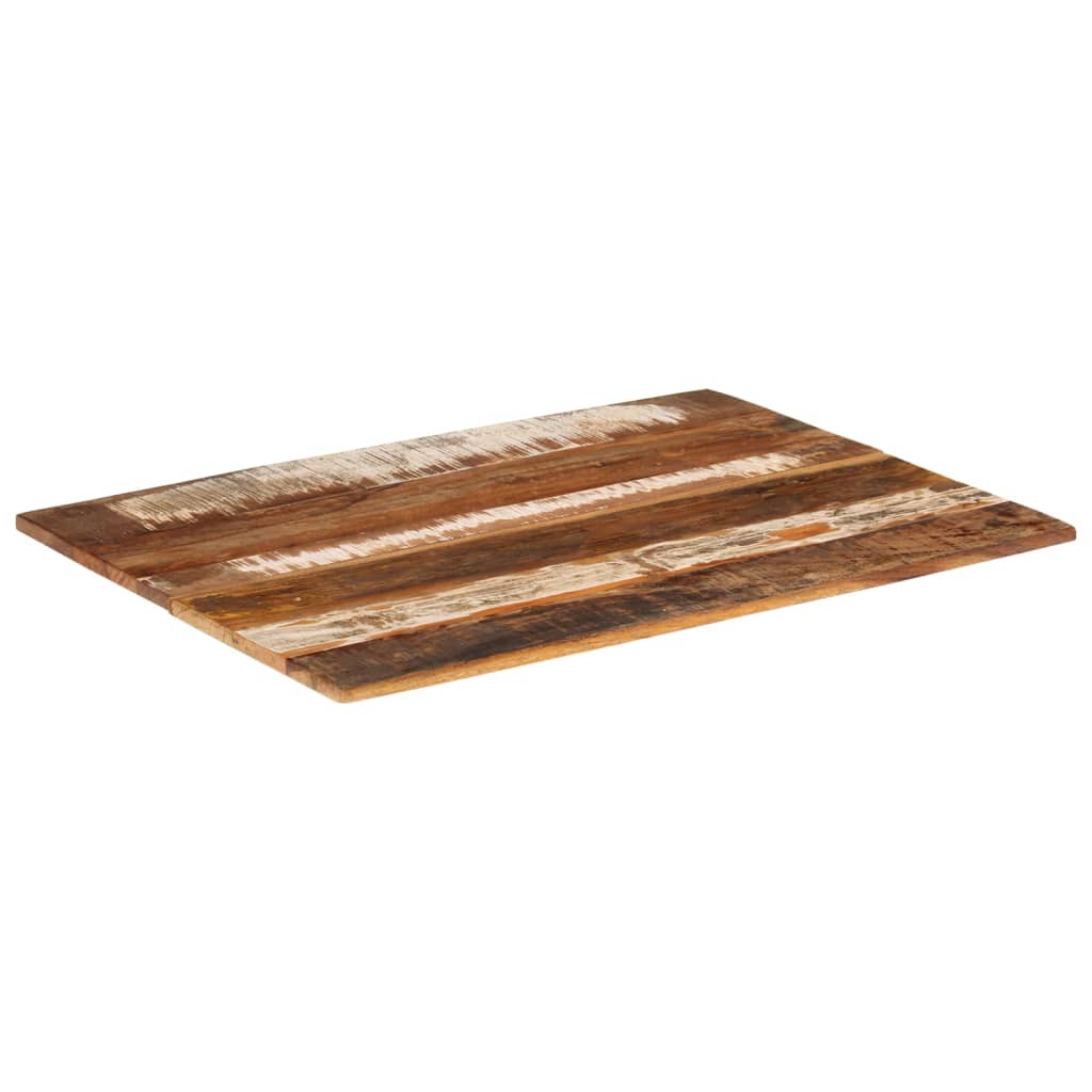 vidaXL ristkülikukujuline lauaplaat 60x80 cm 15–16 mm taastatud puit