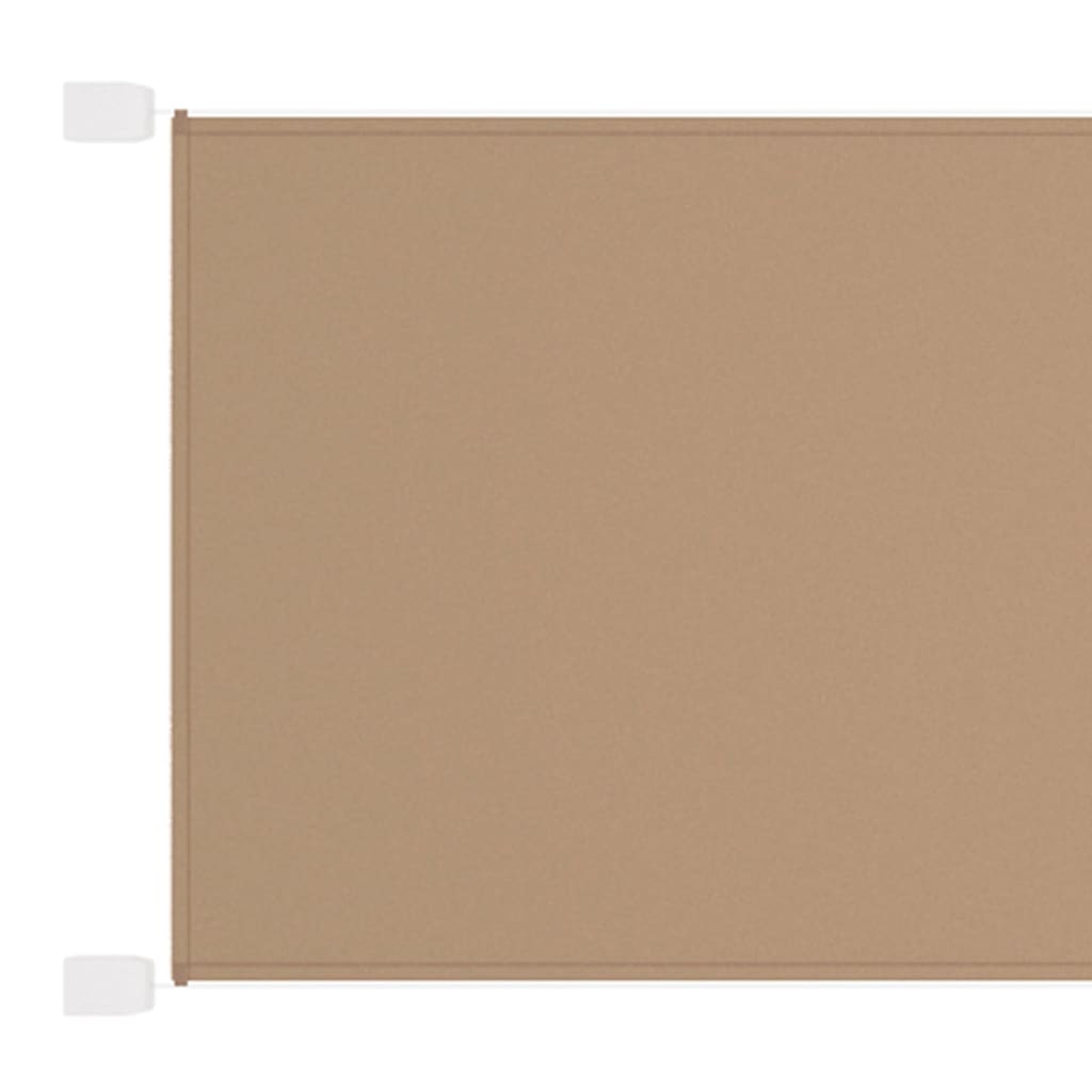 vidaXL vertikaalne varikatus pruunikas 60x600 cm Oxfordi kangas
