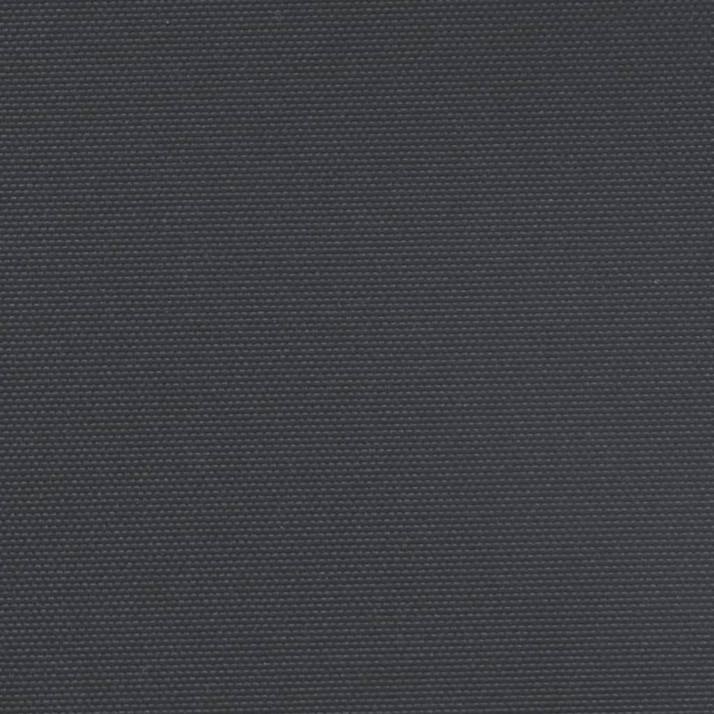 vidaXL lahtitõmmatav külgsein, must, 200 x 1000 cm