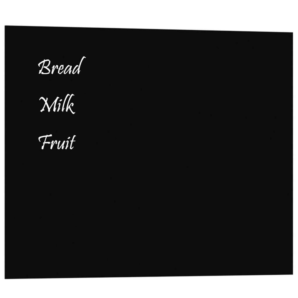 vidaXL seinakinnitusega magnettahvel, must, 50 x 40 cm, klaas