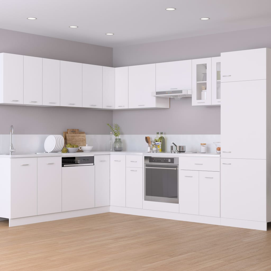vidaXL köögikapp, valge, 50 x 31 x 60 cm, puitlaastplaat