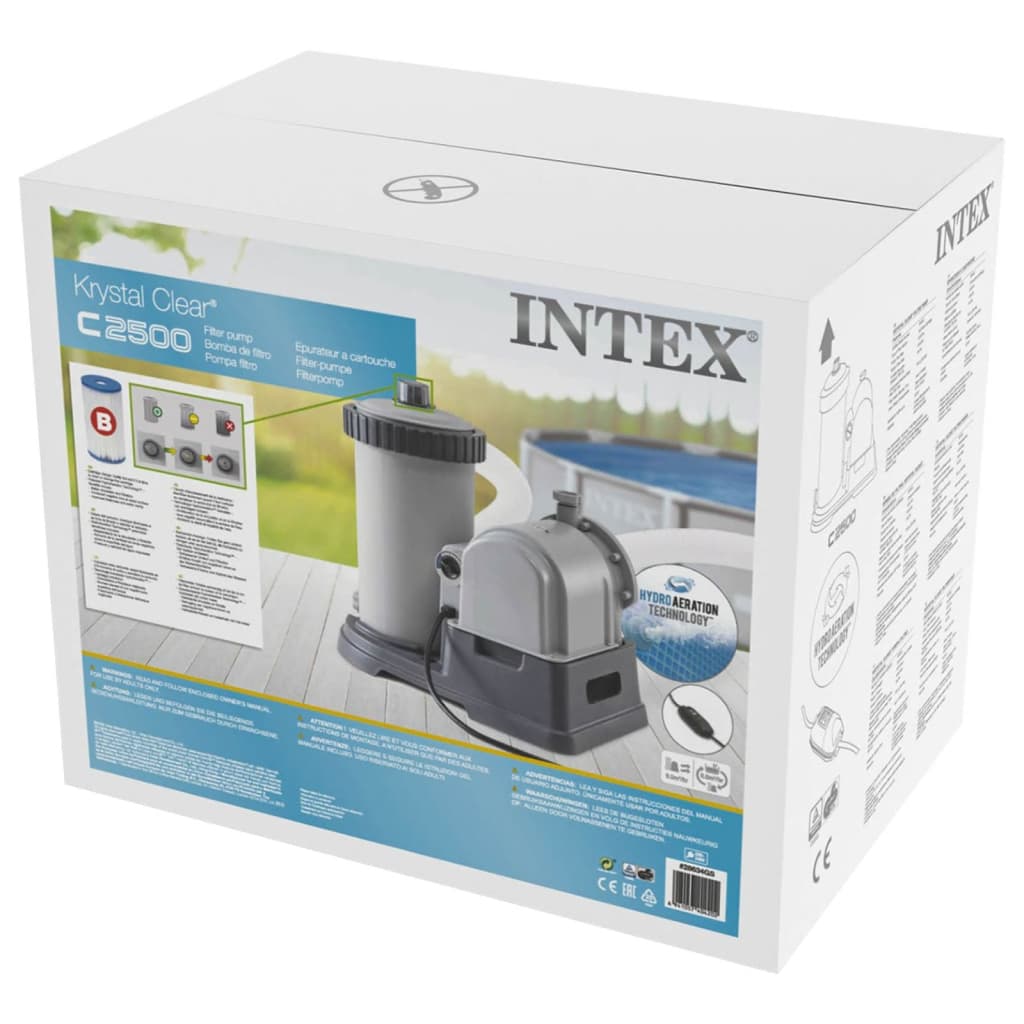 Intex kassetiga filterpump 9463 l/h 28634GS