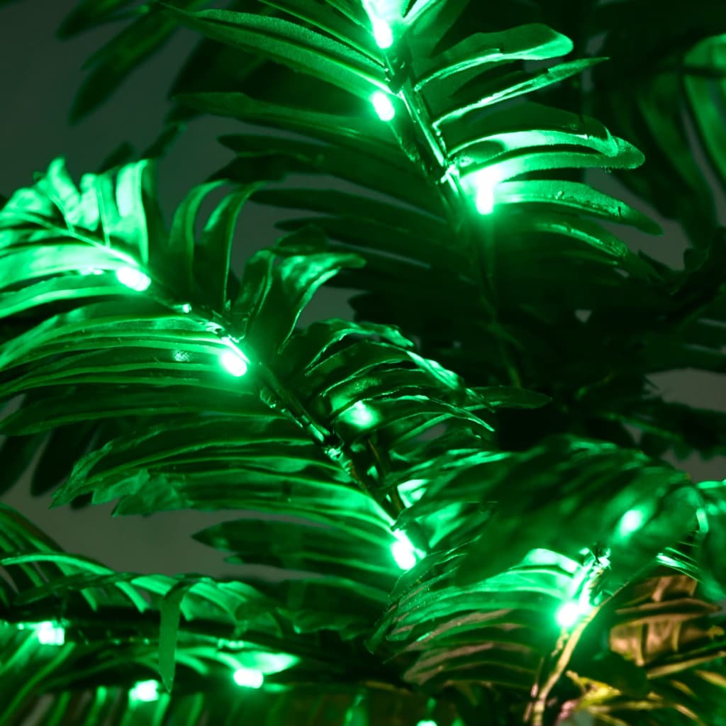 vidaXL LED palmipuu soe valge 252 LEDi 400 cm