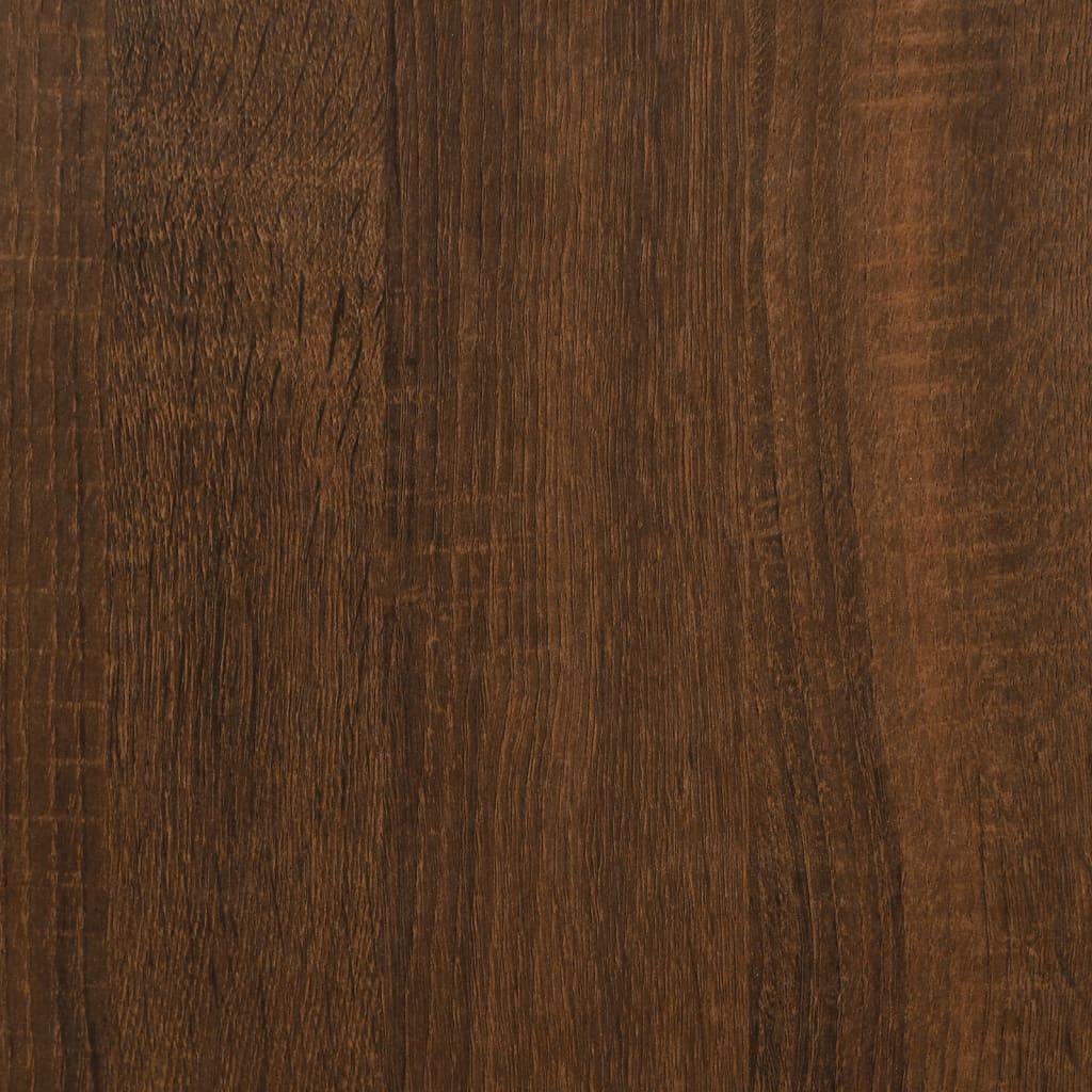 vidaXL riidenagi koos kingariiuliga, pruun tamm, 70 x 40 x 184 cm